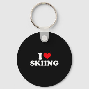 Porte-clés J'aime skier