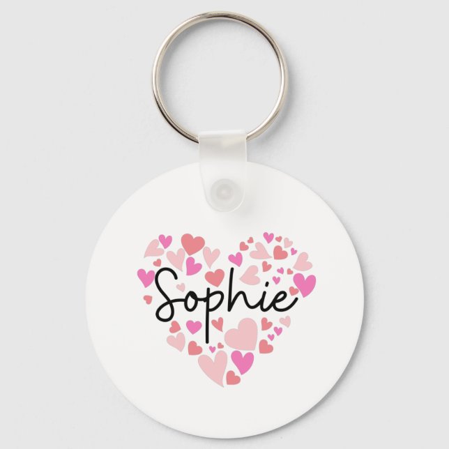 Porte-clés J'aime Sophie (Recto)