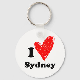 Porte-clés J'aime Sydney
