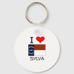 Porte-clés J'aime Sylva la Caroline du Nord