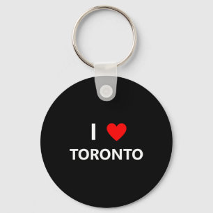 Porte-clés J'aime Toronto Canada Ville Touristique Souvenir 