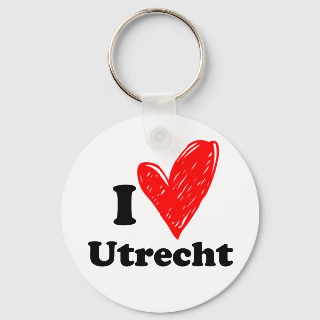 Porte-clés J'aime Utrecht (Recto)