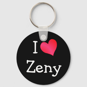 Porte-clés J'aime Zeny