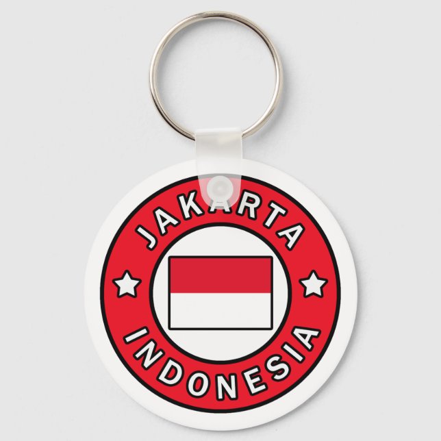 Porte-clés Jakarta Indonésie (Recto)