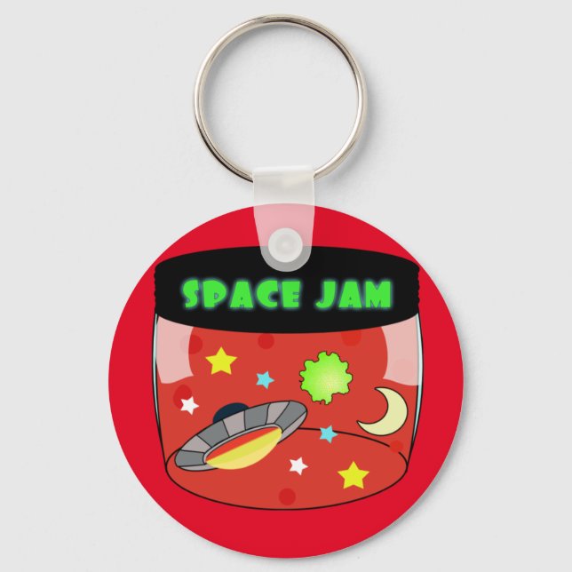 Porte-clés Jam. de l'espace rouge (Recto)