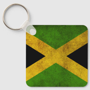 Porte-clés Jamaïquains fiers de la Jamaïque - Drapeau Reggae 