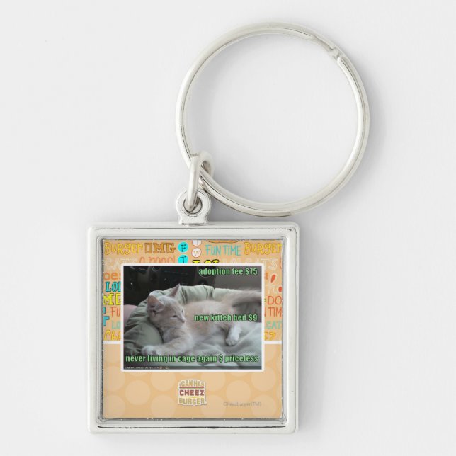 Porte-clés Jamais ne vivant encore dans une cage (Devant)