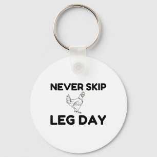 PORTE-CLÉS JAMAIS SKIP LEG JOUR