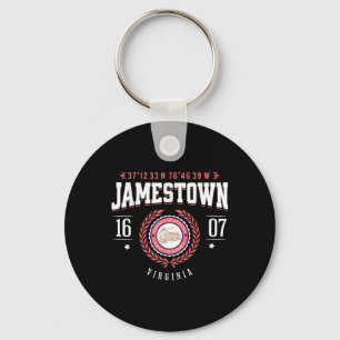 Porte-clés Jamestown Virginia Colony Rustic Souvenir Revoluti