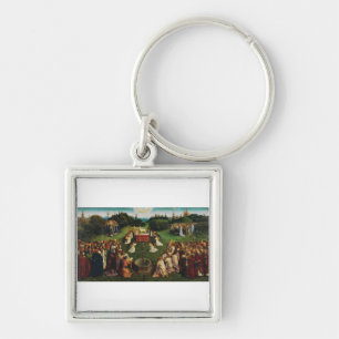 Porte-clés Jan van Eyck Adoration de l'Agneau mystique Art