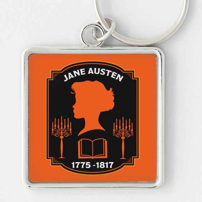 Porte-clés Jane Austen (Devant)