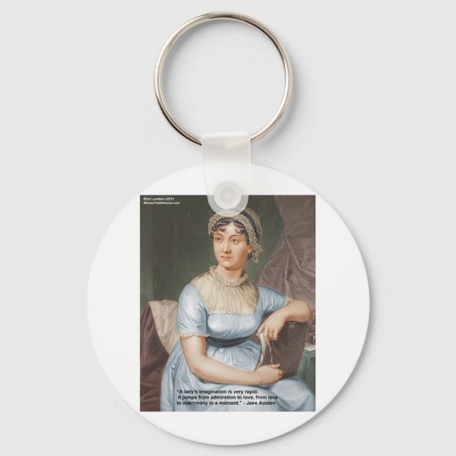 Porte-clés Jane Austen Friendship/Love/Balm Love Quota Toxiqu (Recto)