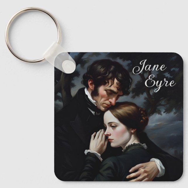 Porte-clés Jane Eyre romantique et Edward Rochester (Recto)