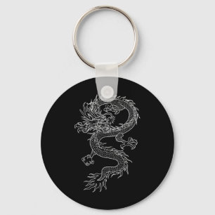 Porte-clés Japon tatouage de dragon Dessin traditionnel japon