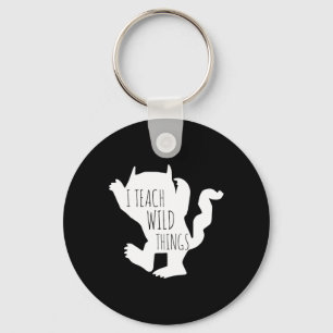 Porte-clés J'Apprends Des Choses Sauvages Monster Fun Cadeaux