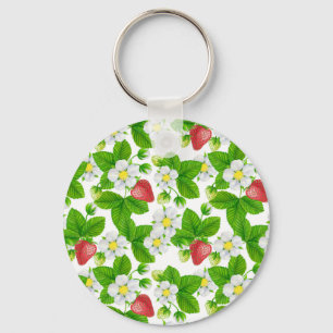 Porte-clés Jardin aux fraises