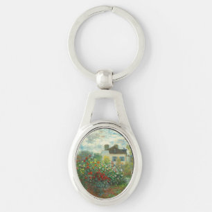 Porte-clés Jardin d'artiste de Monet à Argenteuil Peinture