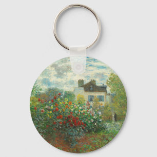 Porte-clés Jardin d'artistes de Monet à Argenteuil Peinture