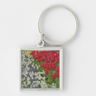 Porte-clés Jardin de tulipes et de jonquilles, Jardins de Keu