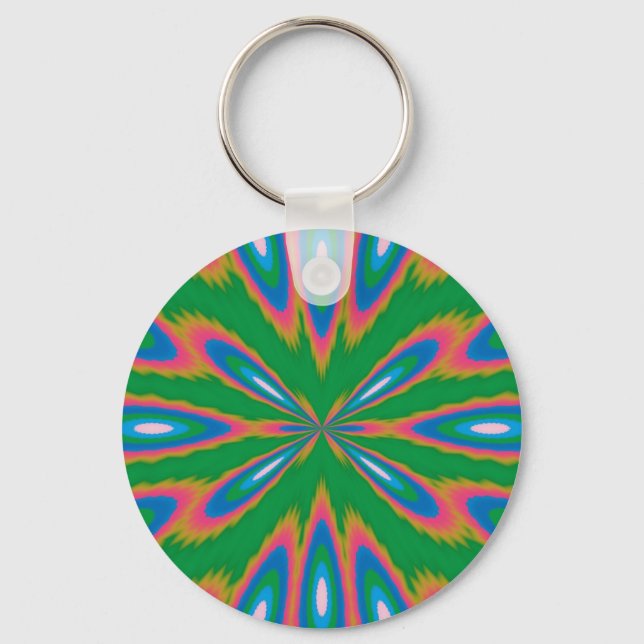 Porte-clés Jardin funky (Recto)