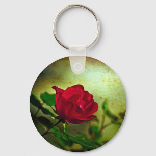 Porte-clés Jardin mystique Saint-Valentin gothique Rouge Rose