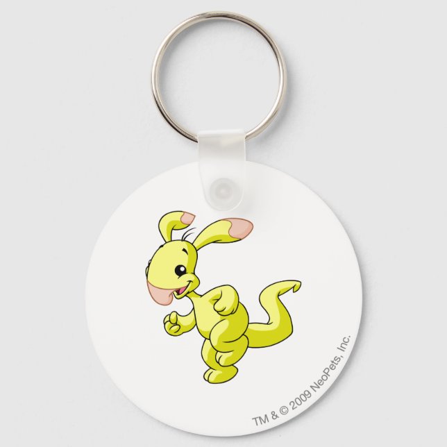 Porte-clés Jaune Blumaroo (Recto)