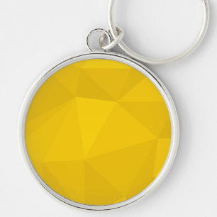 Porte-clés Jaune, moderne, cool, tendance, art géométrique ur