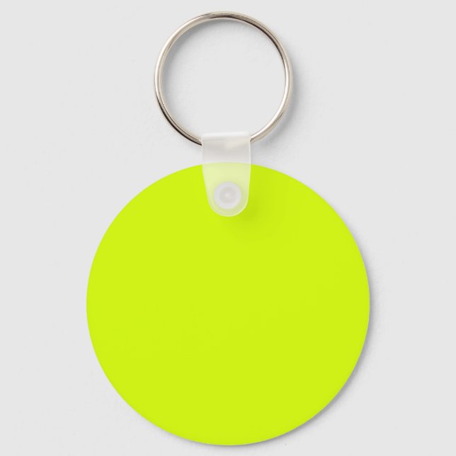 Porte-clés Jaune néon, haute visibilité (Recto)