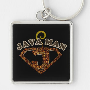 Porte-clés Java Man Coffee Humor Key Chain