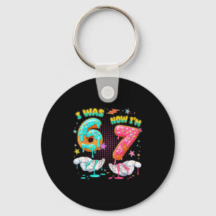 Porte-clés J'avais 6 ans maintenant j'ai 7 ans Anniversaire S