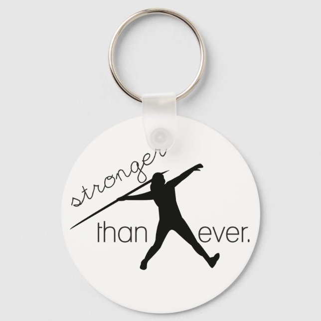 Porte-clés Javelin Throw Track et Porte - clé de terrain (Recto)