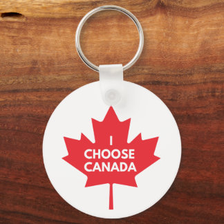 Porte-clés Je choisis le Porte - clé du Canada