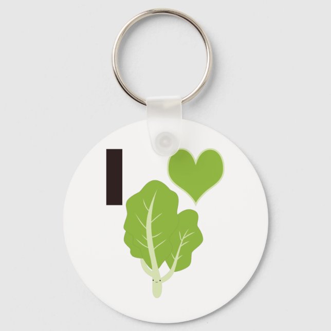 Porte-clés Je coeur Kale (Recto)