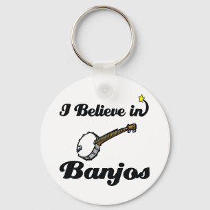 Porte-clés je crois aux banjos