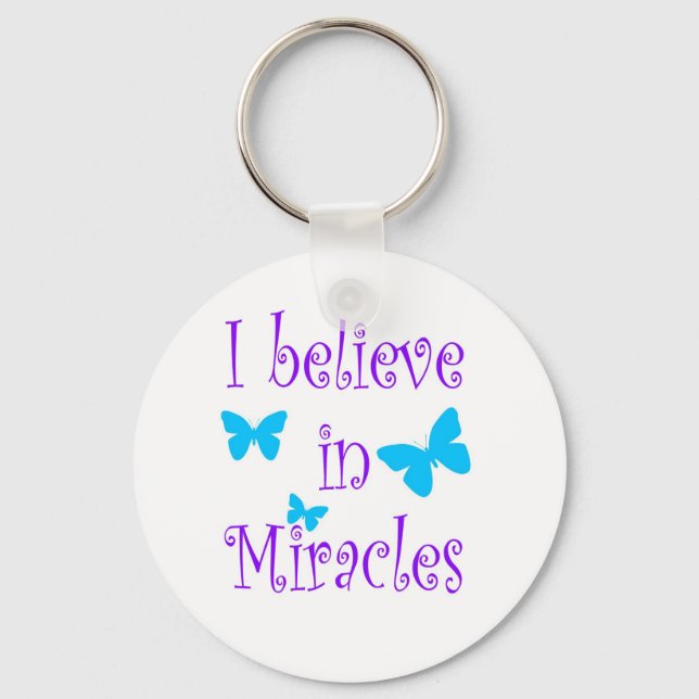 Porte-clés Je crois aux miracles (Recto)