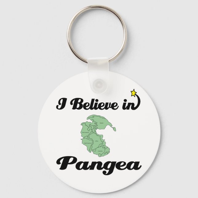 Porte-clés je crois en pangea (Recto)