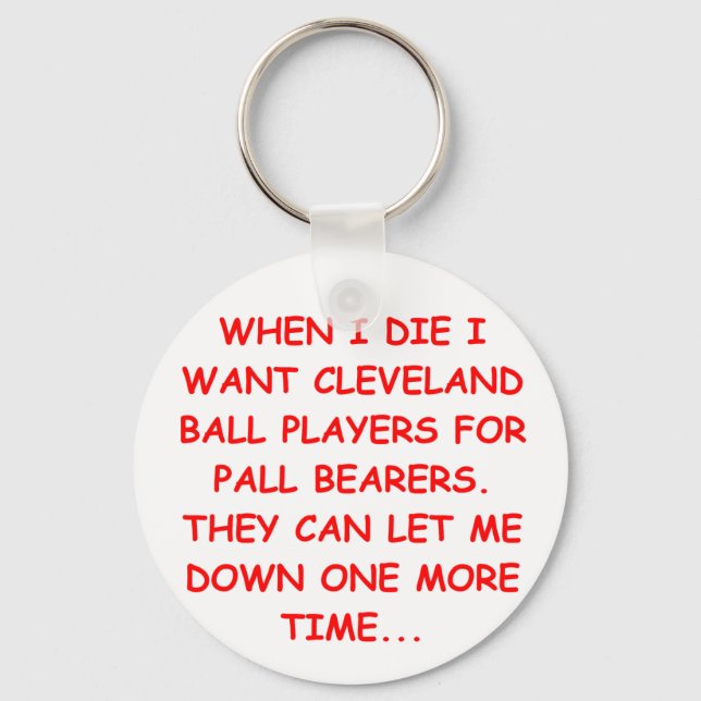 Porte-clés je déteste cleveland (Recto)