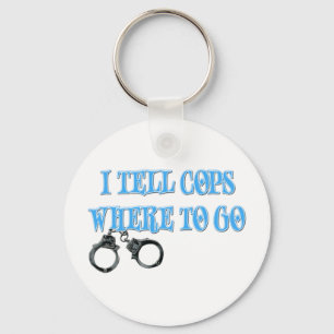 Porte-clés Je dis aux flics où aller (911 Dispatcher)