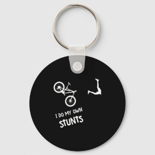 Porte-clés Je Fais Mes Propres Stunts Mountain Bike