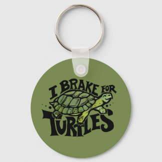 Porte-clés Je freine pour les tortues