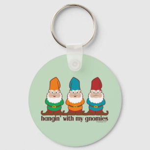 Porte-clés Je m'accroche à mon Humour Gnomies