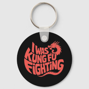 Porte-clés Je me battais pour le kung fu