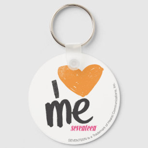 Porte-clés Je Me Coeur Orange