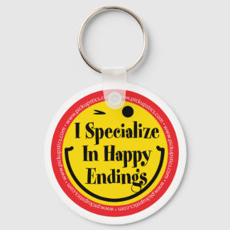 Porte-clés Je me spécialise dans Happy Endings