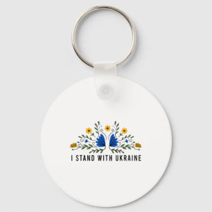 Porte-clés Je Me Tient Avec Ukraine Ukraine Ukraine Drapeau T