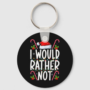 Porte-clés Je ne porte pas de tenues de Noël assorties je pré