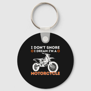 Porte-clés Je ne ronfle pas je rêve que je suis une moto - Dr