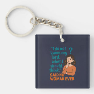 Porte-clés Je ne sais pas quoi penser - NON