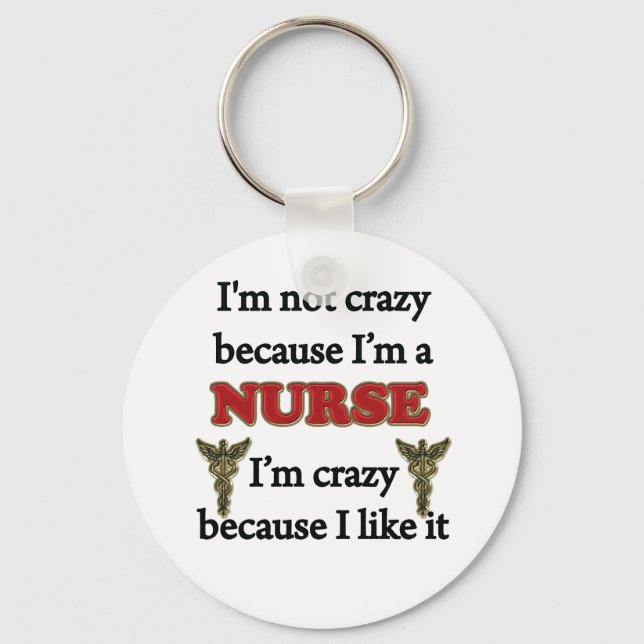 Porte-clés Je ne suis pas fou (Recto)