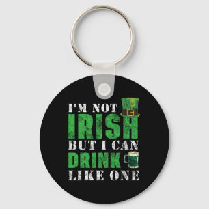 Porte-clés Je ne suis pas Irlandais mais je peux boire comme